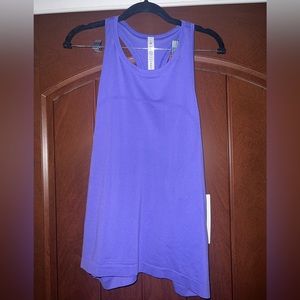 lululemon Swiftly High Neck Tank Top Charged Indigo